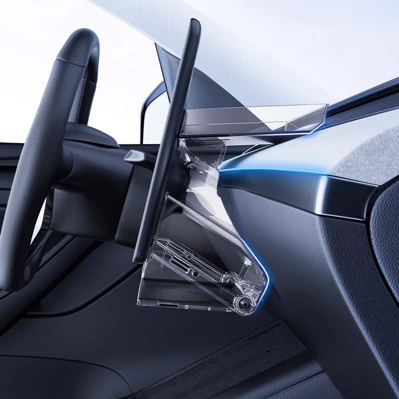 Hidden Foldable Central Control Screen Lower Storage Box for Tesla Model 3/Y