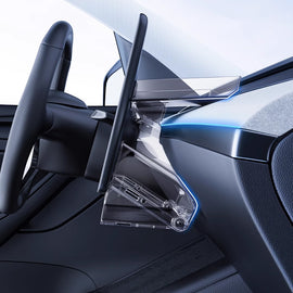 Hidden Foldable Central Control Screen Lower Storage Box for Tesla Model 3/Y