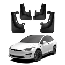 Load image into Gallery viewer, Mud Flaps for Tesla Model X 2022–2026 No-Drill Custom Fit Front &amp; Rear Splash Guards (4PCS)