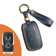 Load image into Gallery viewer, Genuine Leather Key Fob Case Compatible with RAM 1500, 2500, 3500, 4500, 5500 Pickup Trucks