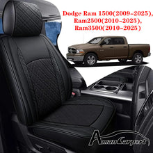 Load image into Gallery viewer, Custom For Dodge Ram Car Seat Covers Full Set Compatible with Ram 1500(2009-2025), Ram 2500(2010-2025), Ram 3500(2010-2025)