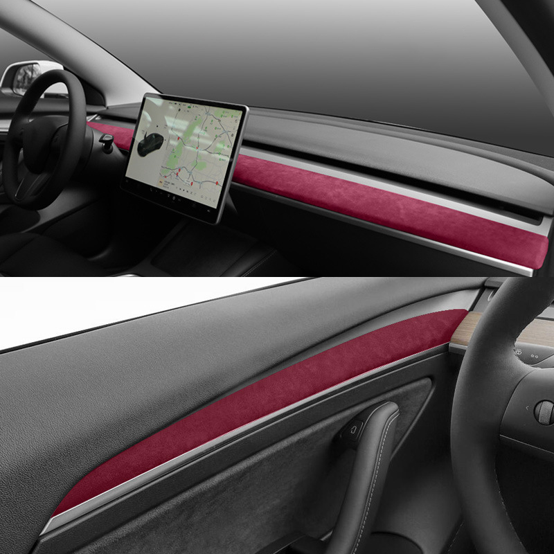 Alcantara Dash Cap Cover for Tesla Model 3/Highland/Y (2016-2024)