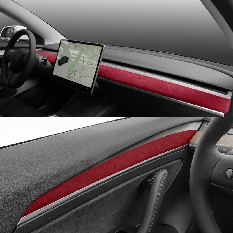 Alcantara Dash Cap Cover for Tesla Model 3/Highland/Y (2016-2024)