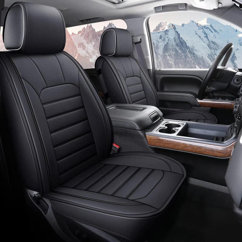 Custom Fit Ford Ranger (2019-2025) Leather Car Seat Covers Full Set