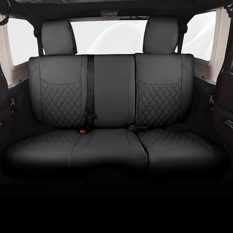 Custom Nappa Leather Car Seat Covers Full Set Special for Jeep Wrangler (2007-2026)