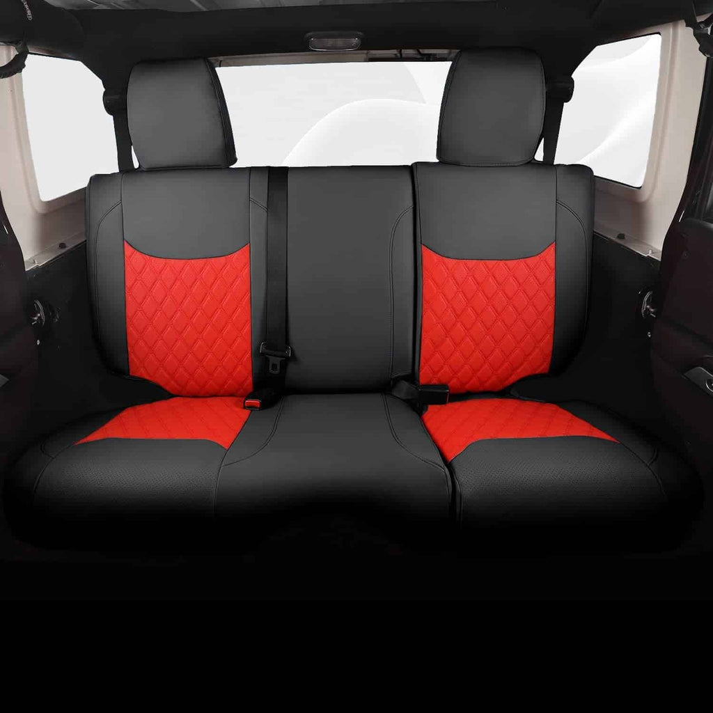 Custom Nappa Leather Car Seat Covers Full Set Special for Jeep Wrangler (2007-2026)