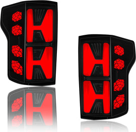 2015–2020 Ford F-150 LED Tail Lights with Starting Animation, Smoked Lens, DOT Approved (Pair)