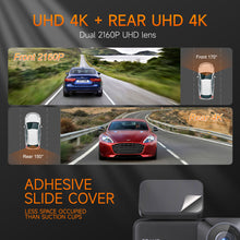 Load image into Gallery viewer, 2025 New 4K Dash Cam Front and Rear with WiFi &amp; GPS, Mini Hidden Car Camera Recorder