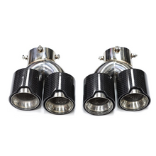 Load image into Gallery viewer, Carbon Fiber Dual Exhaust Tips for BMW M2/M3/M4 3 Series G20/G21/G23/G42 (2019+)