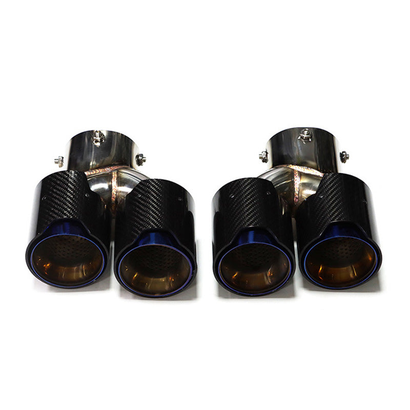 Carbon Fiber Dual Exhaust Tips for BMW M2/M3/M4 3 Series G20/G21/G23/G42 (2019+)