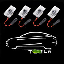 Load image into Gallery viewer, Car Door Lights for Tesla Model 3/Y/X/S Logo Projector,LED Welcome Lights