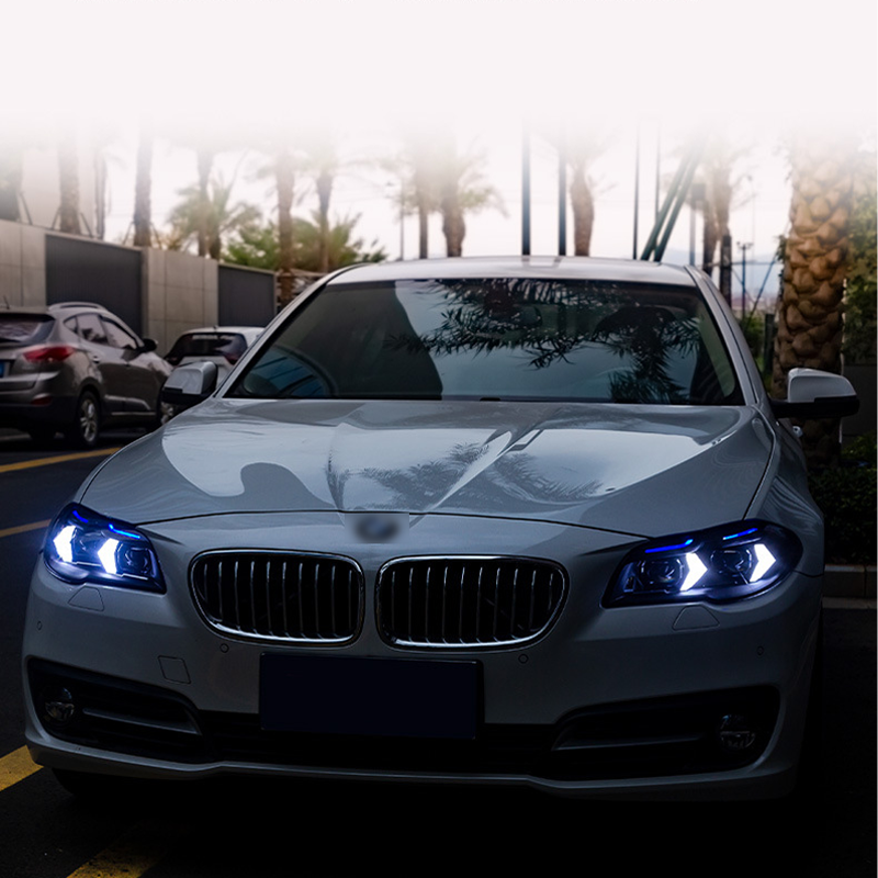 Suitable for BMW 5 Series F10/F18 LED Retrofit Dual Beam Lens Headlight Assembly 2011-2017 – Factory HID Models Only