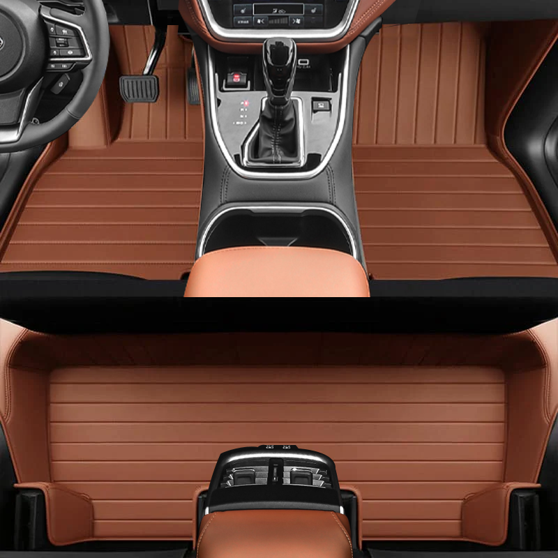 Custom Leather All-Weather Floor Mats for Subaru Forester, Crosstrek, Outback and Impreza (2009-2025)