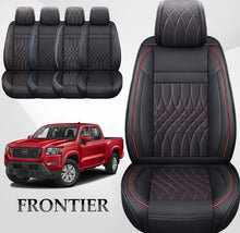 Load image into Gallery viewer, Custom Fit Leather Car Seat Covers Full Set For Nissan Frontier (2005-2026)