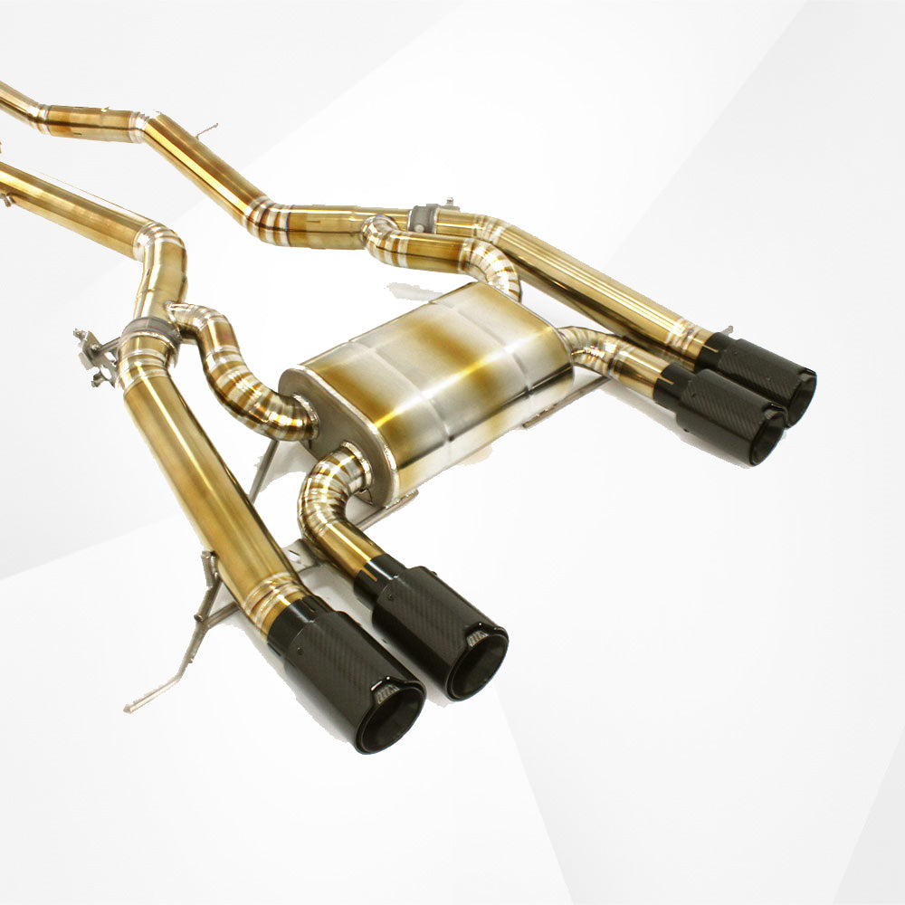 Catback Exhaust for BMW G80 G82 M3/M4 (2021+) – Stainless or Titanium, Dual Midpipes