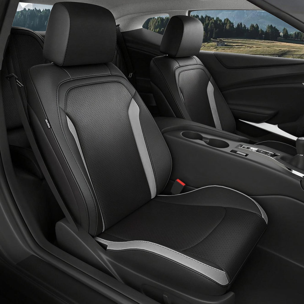 Custom Fit Seat Covers for Chevy Camaro Coupe (LT/LS/RS/SS)(2016-2025) – Full Set, Waterproof Faux Leather