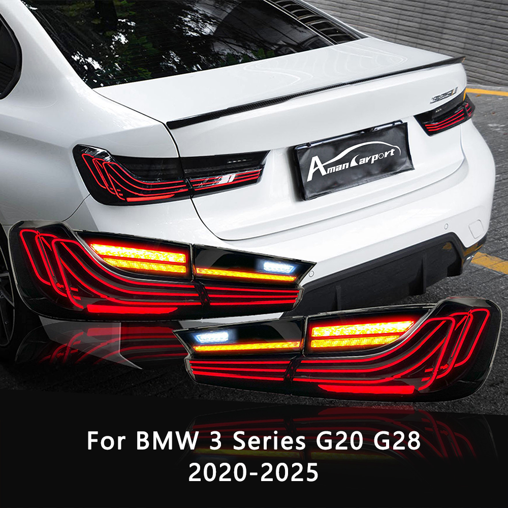 LED Taillight Assembly for BMW 3 Series G20/G28 (2020–2025) – Sequential Turn Signal, Plug & Play