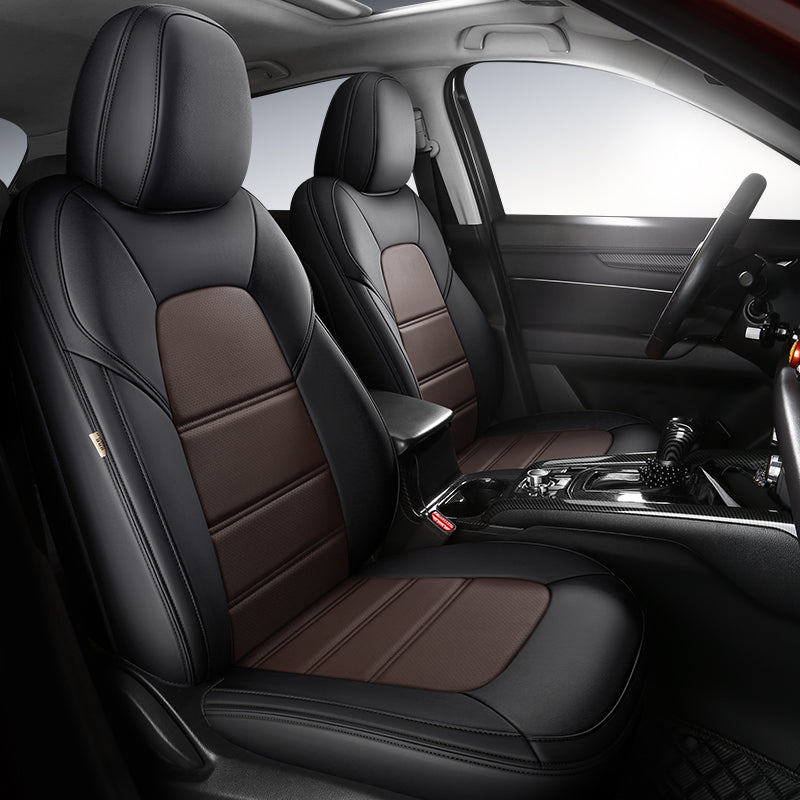 Luxury Custom Leather Car Seat Cover 360 Full Wrap for Mazda CX-5 (2013-2025)