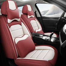 Load image into Gallery viewer, Universal Waterproof Leather Car Seat Covers Full Set, Front and Rear Seat Protection, Car Accessories.