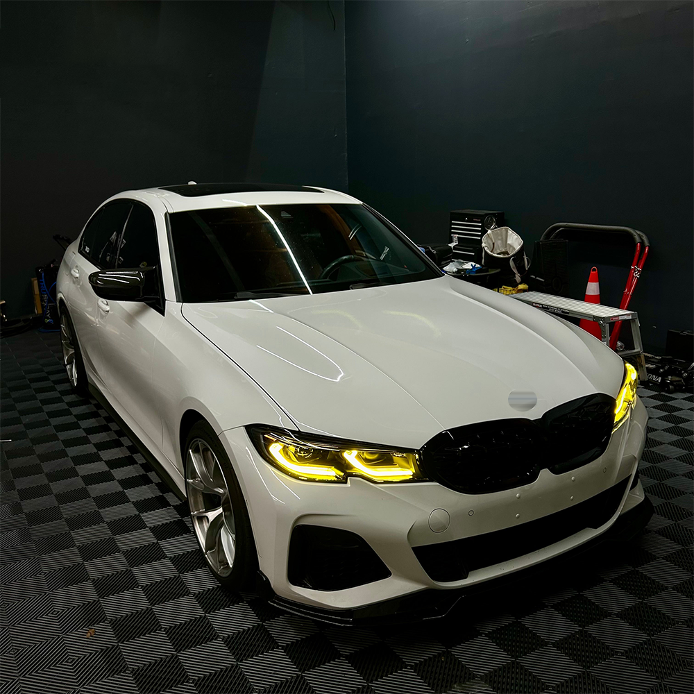 Laser Style Headlights for BMW 3 Series G20/G21 Pre-LCI 2019–2022 Assembly Upgrade, Amber DRL
