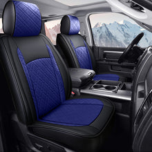Load image into Gallery viewer, Leather Car Seat Covers Full Set For Chevy Silverado And GMC Sierra Pickup, Custom Fit 1500, 2500HD, 3500HD(2007-2025)