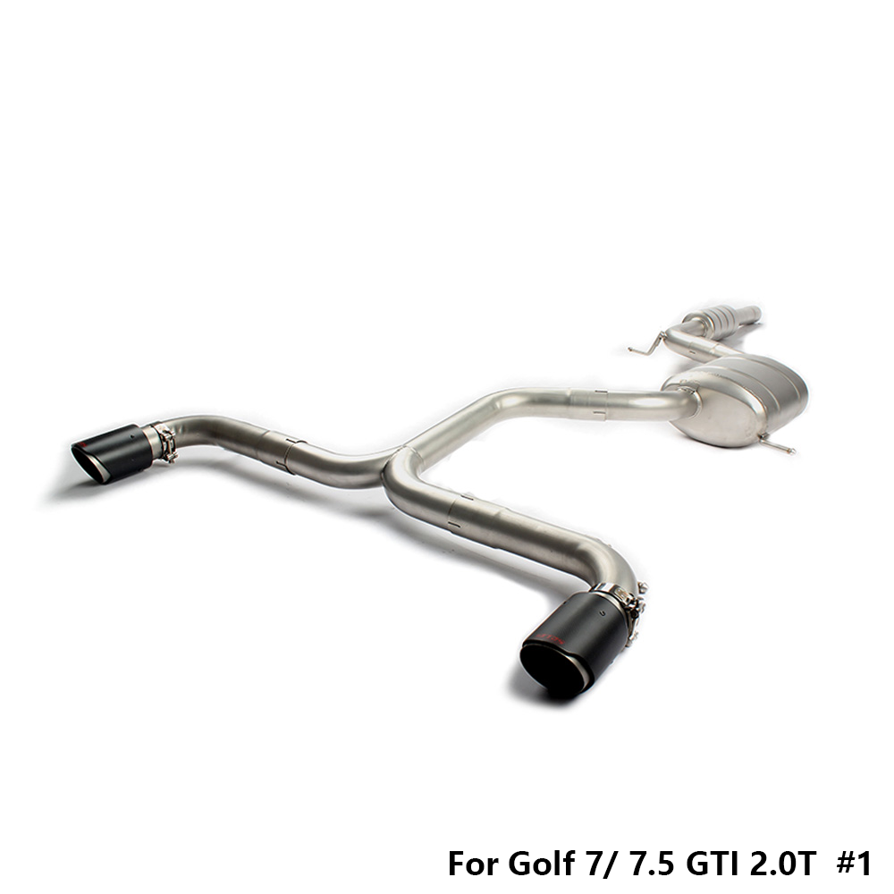 Performance Catback Exhaust for Volkswagen Golf GTI MK7/MK7.5 (2015–2021) – Stainless Steel or Titanium