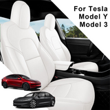 All-Inclusive Custom Tesla Model 3/Highland/Y/Juniper (2016-2025) Nappa Leather Car Seat Covers – Full Set