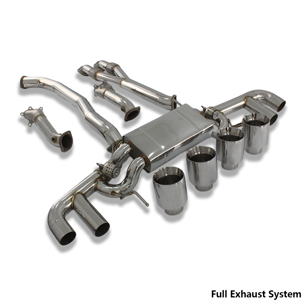 For Nissan GTR R35 2008–2023 Stainless Steel Full Exhaust System with Valves