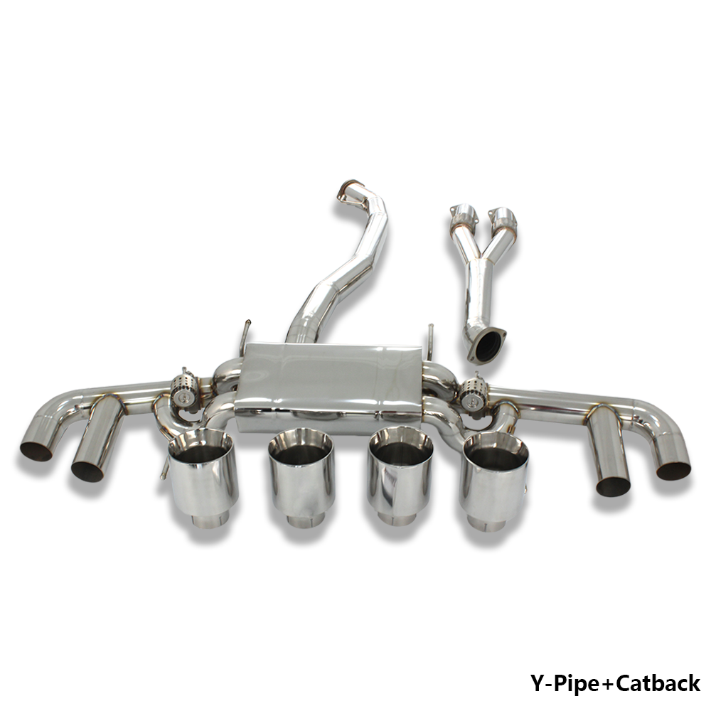 For Nissan GTR R35 2008–2023 Stainless Steel Full Exhaust System with Valves