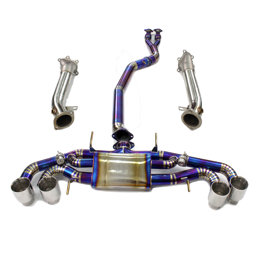 For Nissan GTR R35 2008–2023 Titanium Valved Exhaust System – Full Turbo-Back Upgrade