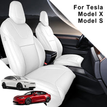 Load image into Gallery viewer, For Tesla Model S/X Seat Covers 2012–2024 5–7 Seat Nappa Leather Full Set