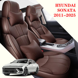 Custom Leather Car Seat Covers Full Set Special for Hyundai Sonata(2011-2025)