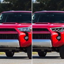 Load image into Gallery viewer, 2014–2024 Toyota 4Runner LED Triple Headlights Assembly with Sequential Turn Signals &amp; Start-up Animation (Pair)