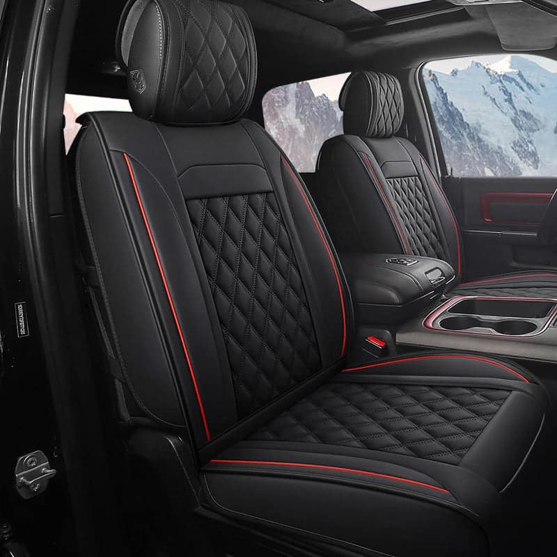 Custom For Dodge Ram Car Seat Covers Full Set Compatible with Ram 1500(2009-2025), Ram 2500(2010-2025), Ram 3500(2010-2025)