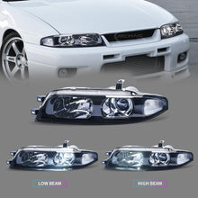 Load image into Gallery viewer, LED DRL Headlight &amp; Turn Signal Assembly for Nissan Skyline R33 GT-R GT-S GT-T (1993–1998)