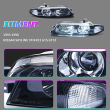 Load image into Gallery viewer, LED DRL Headlight &amp; Turn Signal Assembly for Nissan Skyline R33 GT-R GT-S GT-T (1993–1998)