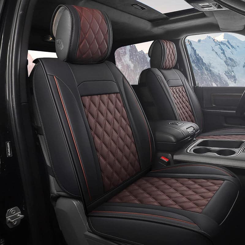 Custom For Dodge Ram Car Seat Covers Full Set Compatible with Ram 1500(2009-2025), Ram 2500(2010-2025), Ram 3500(2010-2025)