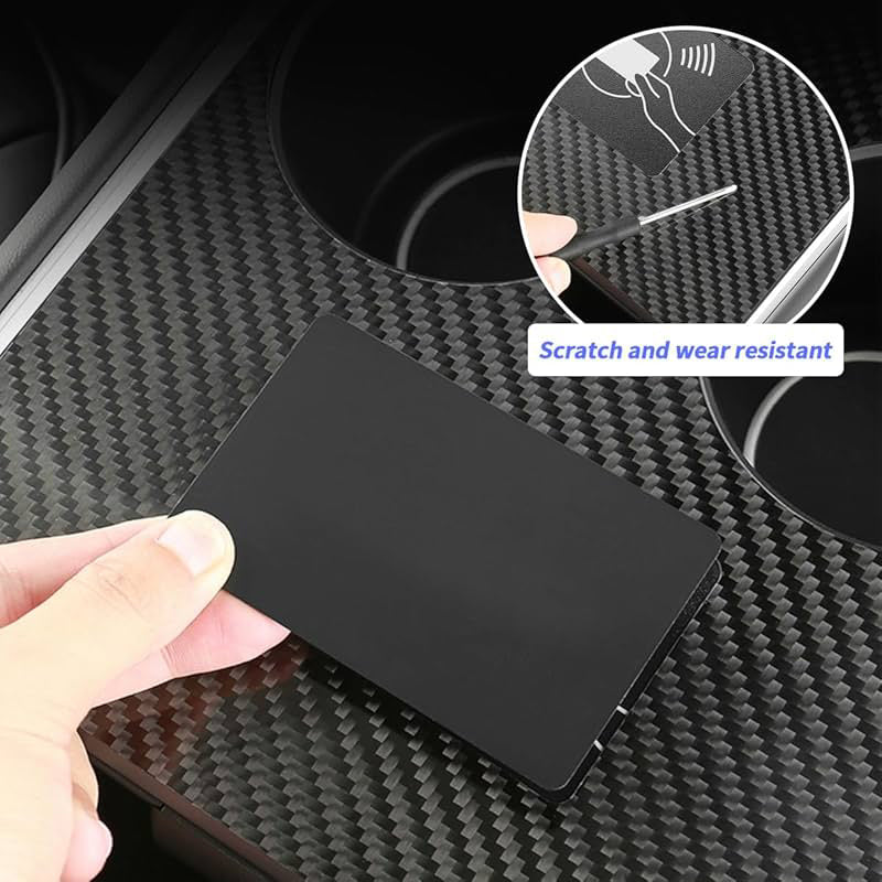 Real Carbon Fiber Center Console Trim Panel Cover For Tesla Model 3 Y
