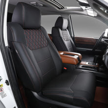Load image into Gallery viewer, Custom For Toyota Tundra(2014-2021) Luxury Leather Car Seat Covers Full Set
