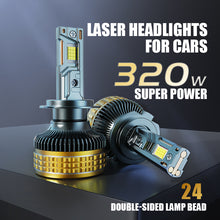 Load image into Gallery viewer, Ultra-Bright LED Headlight Bulbs, H11/H4/9005 (HB3)/9006 (HB4) Compatible, 320W 128600 LM 6000K (2-Pack)