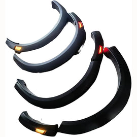 Matte Black LED Fender Flares for 2015–2025 Ford Ranger T7/T8/T9 – Front & Rear Wheel Arch Kit