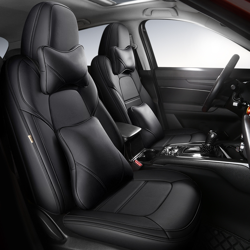 Luxury Custom Leather Car Seat Cover 360 Full Wrap for Mazda CX-5 (2013-2025)