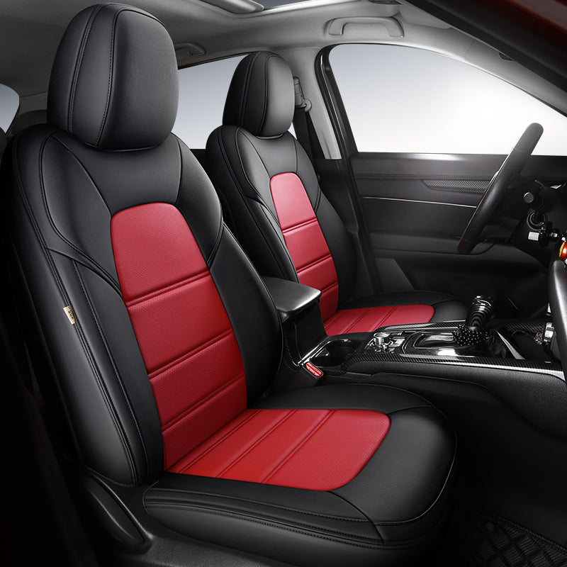 Luxury Custom Leather Car Seat Cover 360 Full Wrap for Mazda CX-5 (2013-2025)