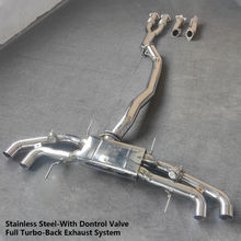 Load image into Gallery viewer, For Nissan GTR R35 2008–2023 Stainless Steel Full Exhaust System with Valves