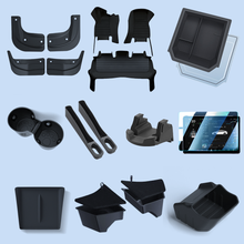Load image into Gallery viewer, Tesla Model 3/Y Custom Storage Organizer 10-Piece Set - Highland/Juniper Floor Mats+Trunk Bucket+Phone Holder