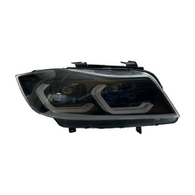 Load image into Gallery viewer, Laser Style LED Headlights for 2005–2012 BMW E90/E91 3 Series – Dual Projector with Amber/White DRL