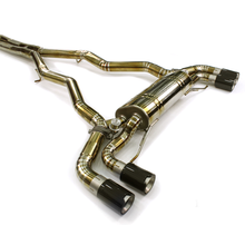 Load image into Gallery viewer, For BMW M5 F90 2018–2021 Titanium Exhaust System with Valve Control – Front &amp; Mid Section Upgrade