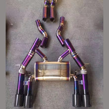 Load image into Gallery viewer, For BMW F8x M3/M4 (2014–2020) Full Exhaust System with Valves – Front + Mid-Rear Section, Titanium or Stainless Steel