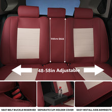 Load image into Gallery viewer, Amancarport® Luxury Universal Fit Car Seat Covers – Breathable Faux Leather Full Set for Cars &amp; Trucks