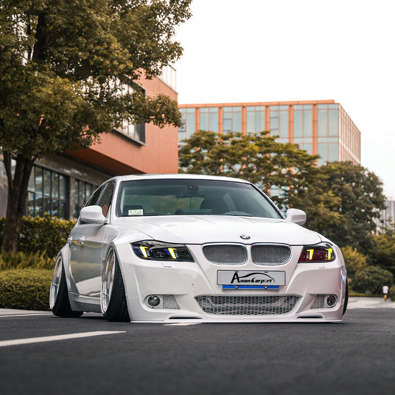 LED Headlights for BMW E90 (2005–2012) – Snake Eyes Style,  Projector Lens